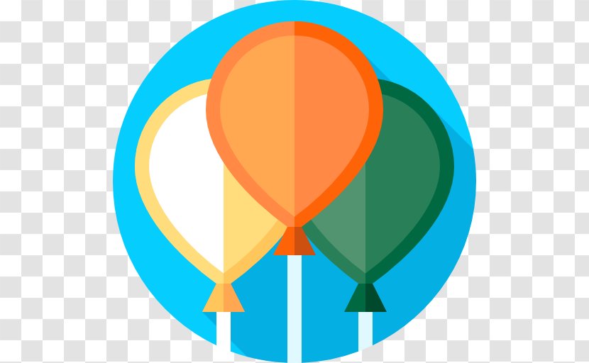 Hot Air Balloon Clip Art Line - Orange Sa - Flat Balloons Transparent PNG