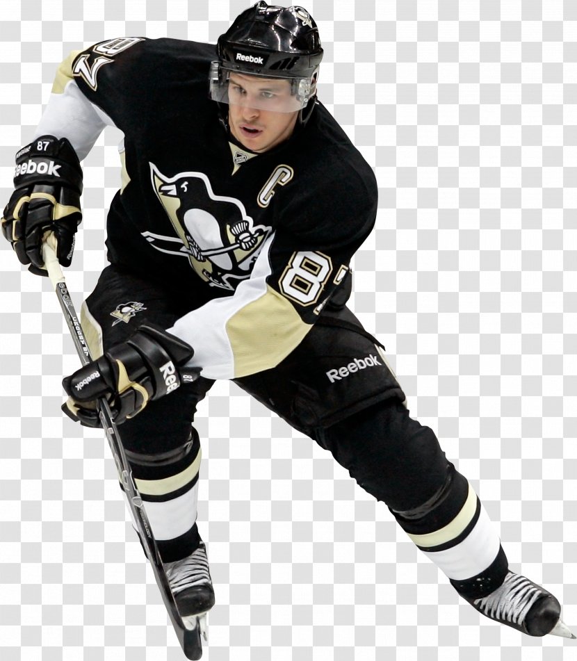 Sidney Crosby Pittsburgh Penguins College Ice Hockey Protective Pants & Ski Shorts Wall Decal - Team Sport Transparent PNG