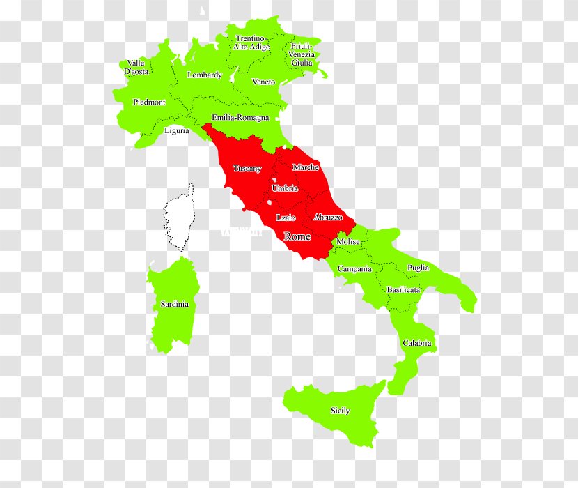 Italy Vector Map Royalty-free Clip Art - Northern Europe Transparent PNG
