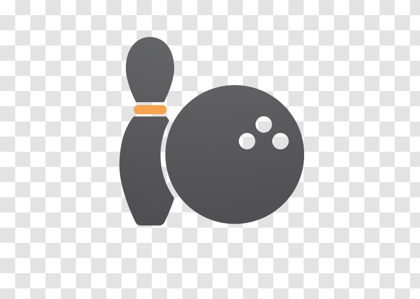 Ten-pin Bowling Icon - Flat Transparent PNG