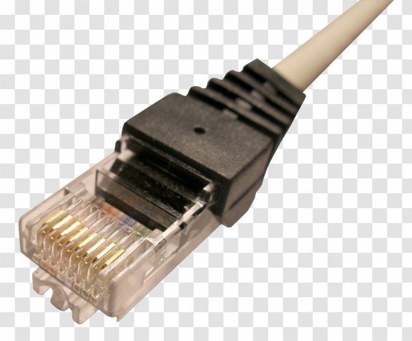 RJ-45 Twisted Pair Electrical Connector Computer Network Cable - Other Sections Transparent PNG