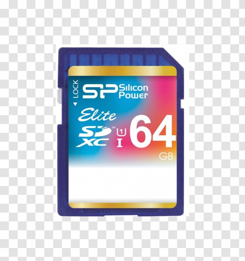 SDHC Flash Memory Cards Silicon Power Secure Digital MicroSD - Sdhc Transparent PNG