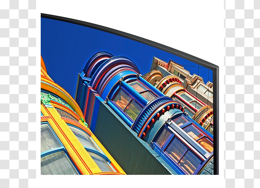 LED-backlit LCD Smart TV Samsung Ultra-high-definition Television - Tree Transparent PNG