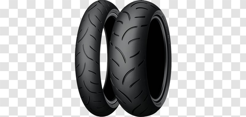 Tread Dunlop Tyres Motorcycle Tires - Honda Transparent PNG