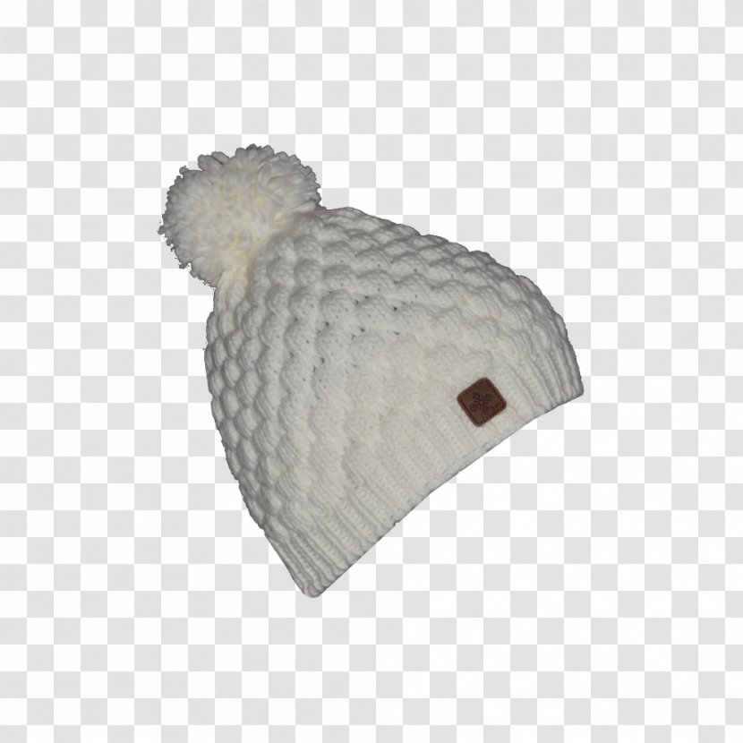 Beanie Knit Cap White Knitting Tassel Transparent PNG