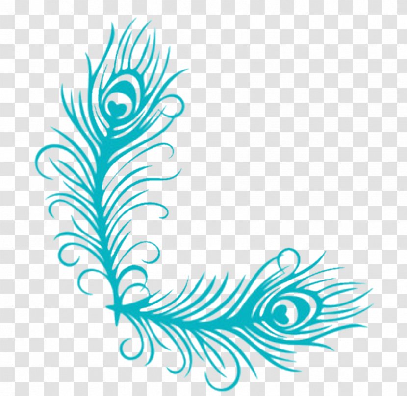 Feather Peacock Decal Sticker Peafowl - Indian Transparent PNG