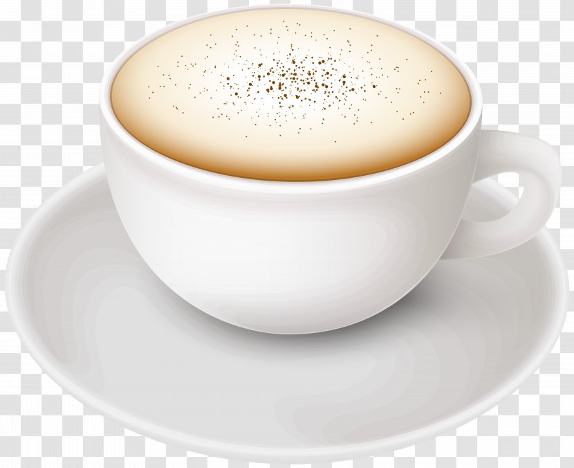 Doppio Cappuccino Latte Ristretto Cuban Espresso - Coffee Cup Transparent Clip Art Image Transparent PNG