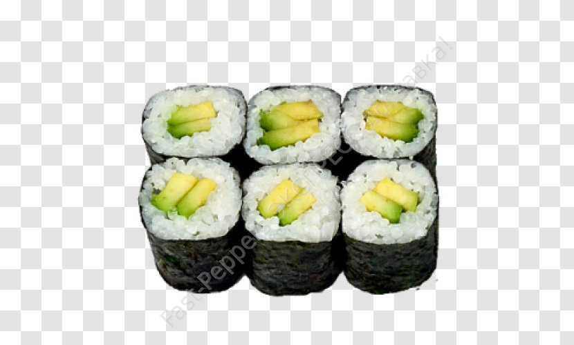 California Roll Gimbap Vegetarian Cuisine Sushi Laver - Vegetarianism Transparent PNG