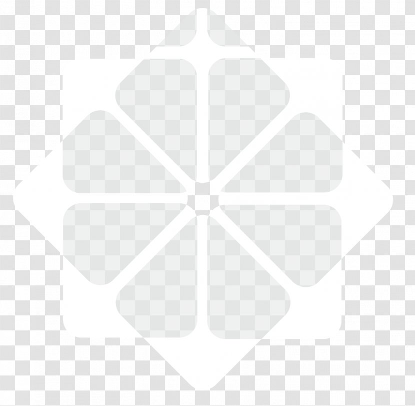 Symmetry White Line Symbol Pattern - Black And Transparent PNG