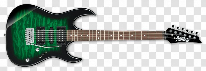 Ibanez GRX70QA Electric Guitar String Instruments Transparent PNG