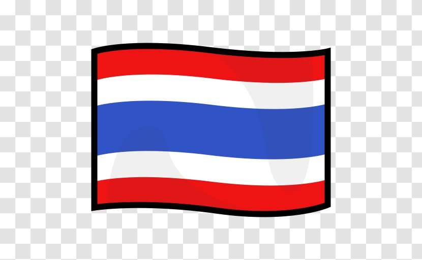 Flag Of Thailand Emoji Regional Indicator Symbol - Rectangle Transparent PNG