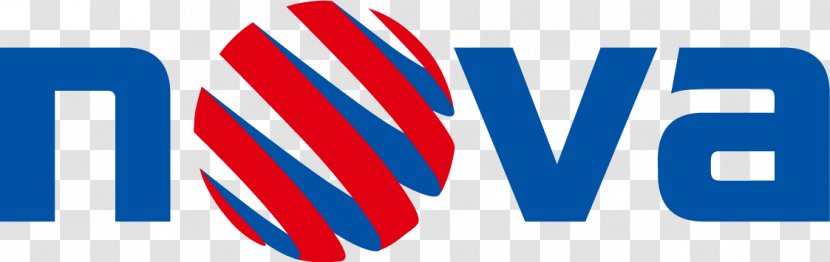 Czech Republic Television Logo TV Nova - Blue - NOVA Program Vector Design Transparent PNG