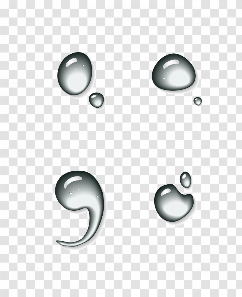 Semicolon Punctuation Font - Shutterstock - Symbols Vector Material Drops Transparent PNG