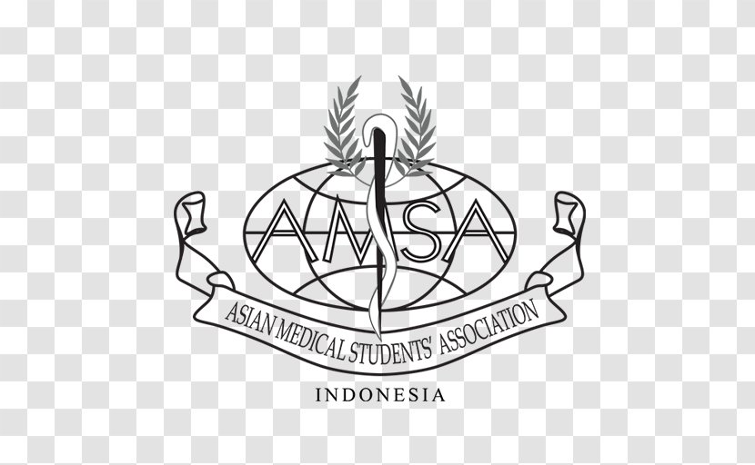 The Christian University Of Indonesia AMSA-Indonesia Sebelas Maret Student - Black And White Transparent PNG