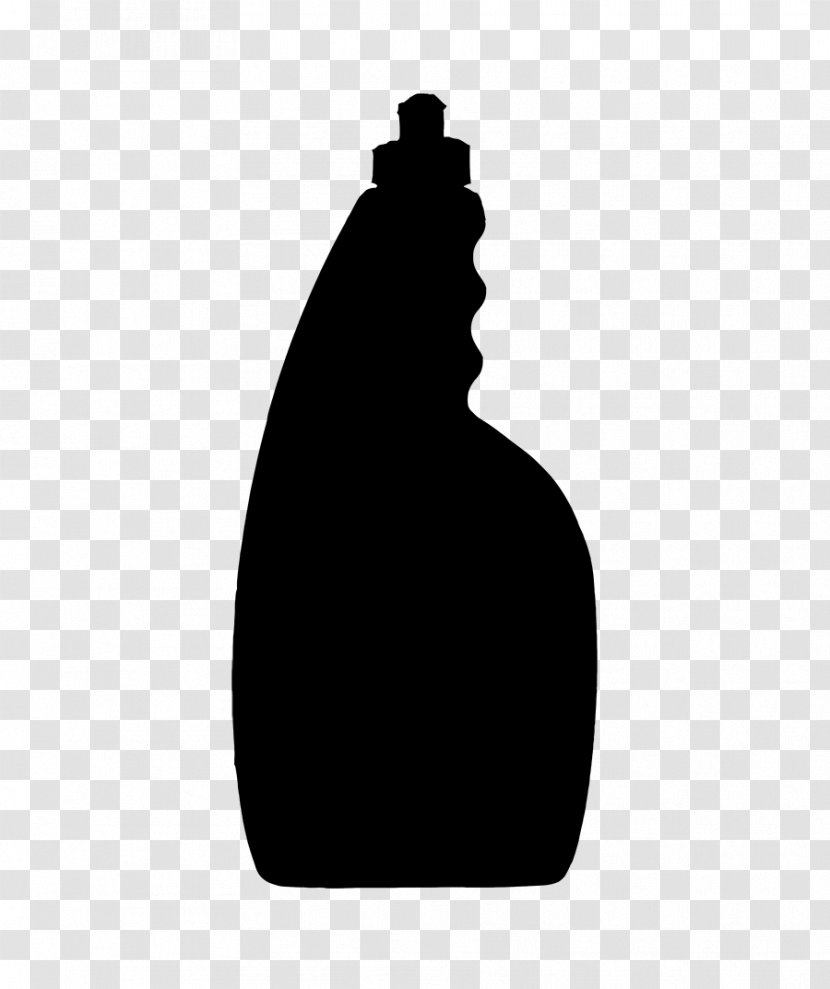 Product Design Bottle Font - Blackandwhite - Silhouette Transparent PNG