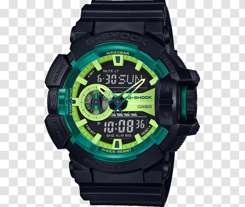 G-Shock Shock-resistant Watch Casio Solar-powered - Strap Transparent PNG