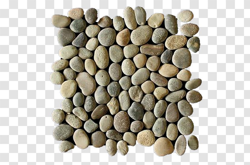 Pebble Rock Gravel Tile Material Transparent PNG