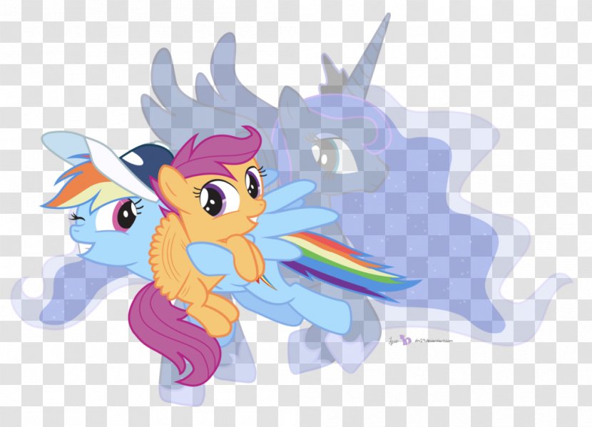 Ponyville Rainbow Dash Fluttershy Scootaloo - Silhouette - Barbie And Her Sisters In A Pony Tale Transparent PNG