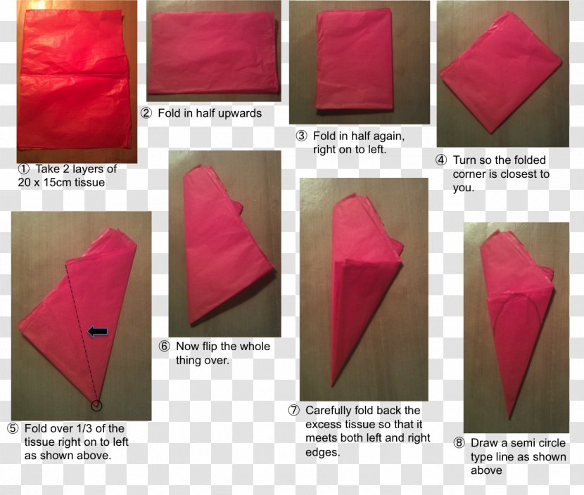 Origami Paper - Pea Flower Transparent PNG