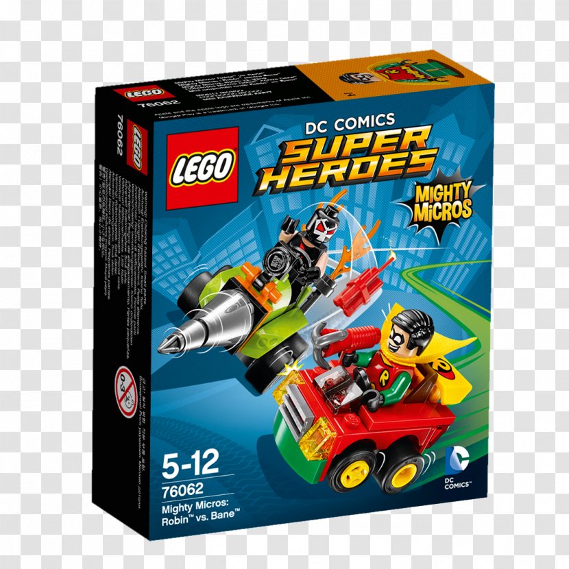 Bane Lego Super Heroes Batcave Robin - Dc Comics Transparent PNG