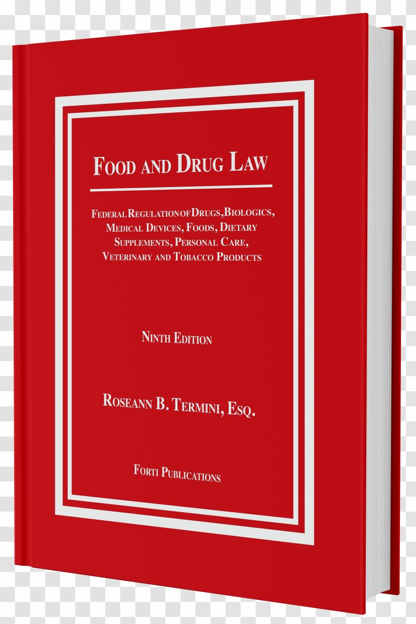 Food And Drug Administration Book - Reference Work Transparent PNG