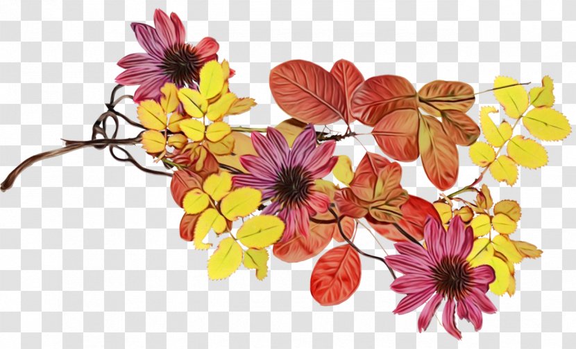 Watercolor Floral Background - Perennial Plant Bouquet Transparent PNG