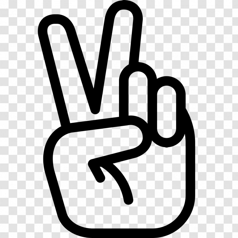 Hand Peace Symbols - V Sign - Symbol Transparent PNG