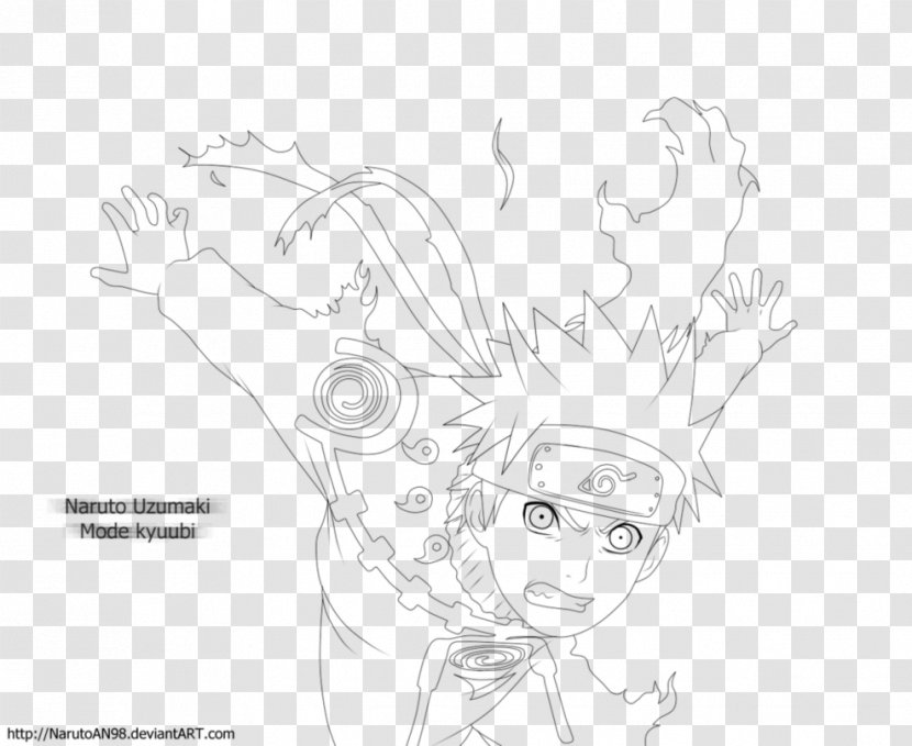 Visual Arts Drawing Line Art Sketch - Cartoon - Lineart Naruto Transparent PNG