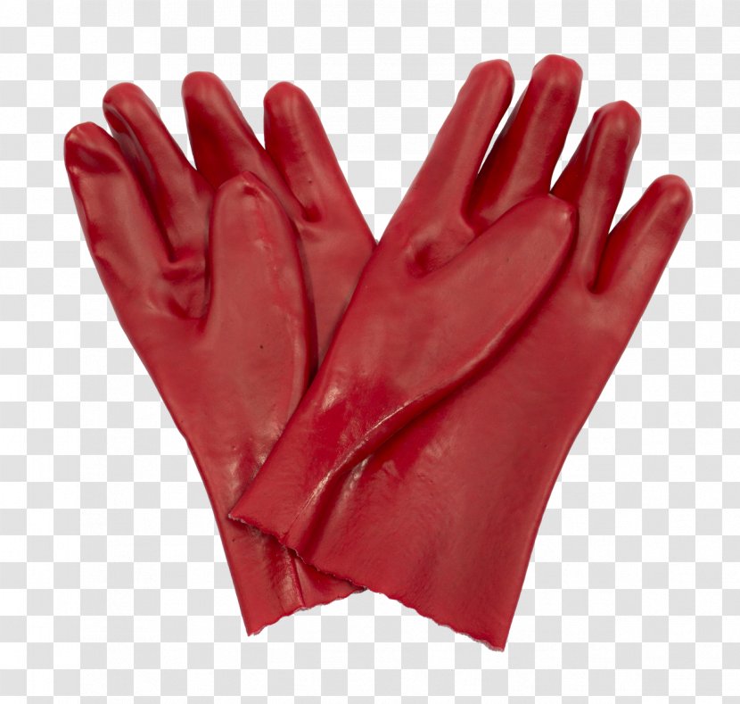 Glove Polyvinyl Chloride Nitrile Material Leather - Hand - Cotton Gloves Transparent PNG