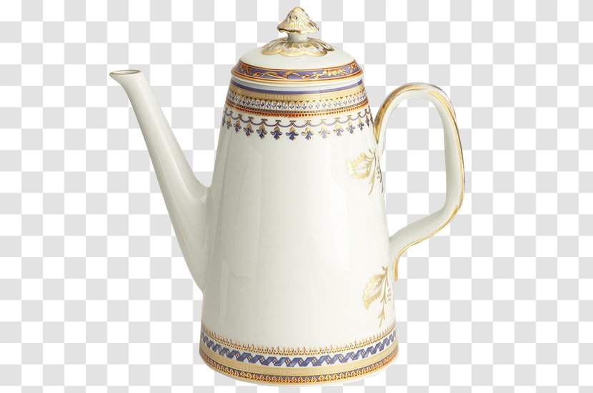 Teapot Kettle Ceramic Coffee Pot - Silver Transparent PNG