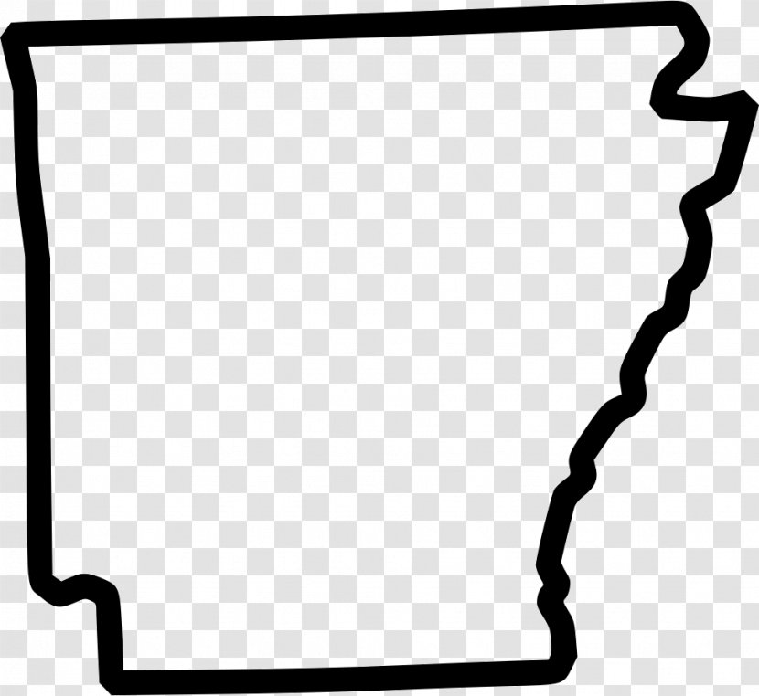 Arkansas Clip Art U.S. State - Gps Navigation Systems - Outline Transparent PNG