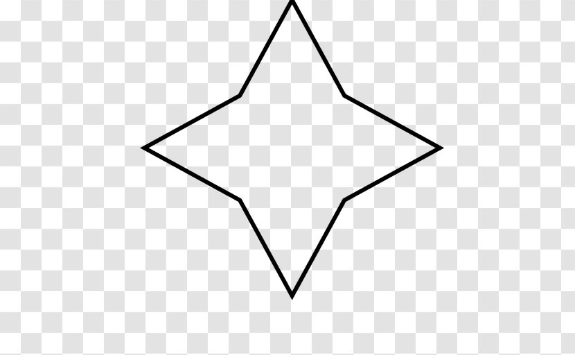 Star Polygon Line Shape Triangle Transparent PNG