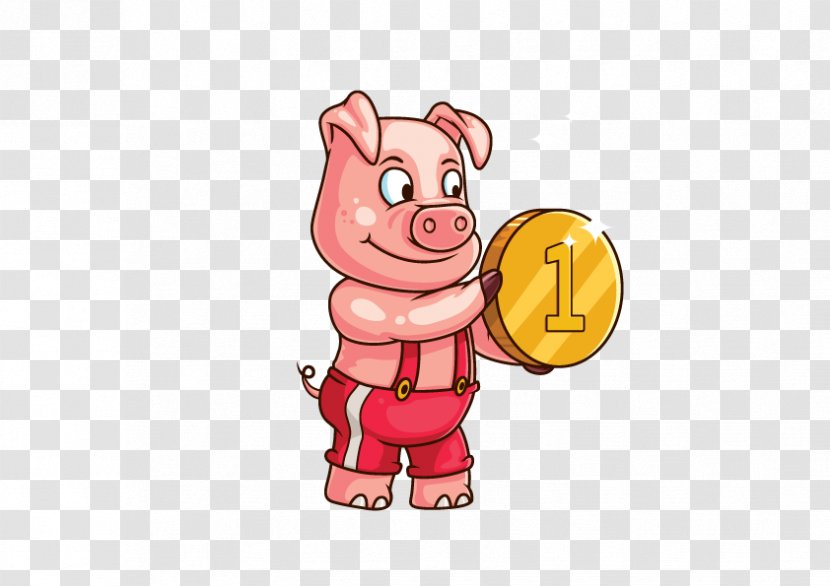 Porky Pig Cartoon - Silhouette Transparent PNG