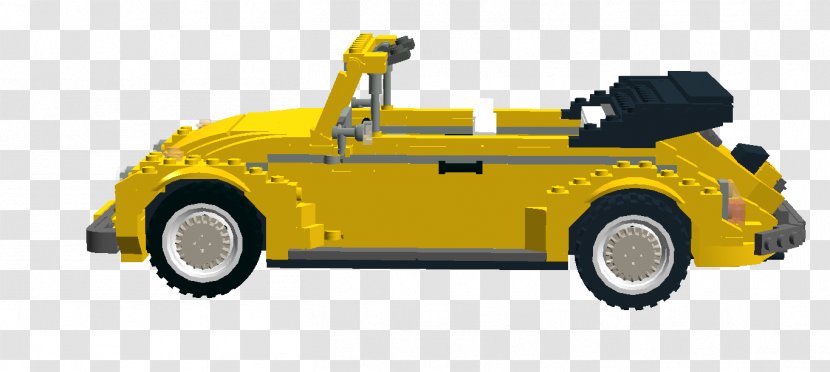 Compact Car Volkswagen Model LEGO - Yellow Transparent PNG
