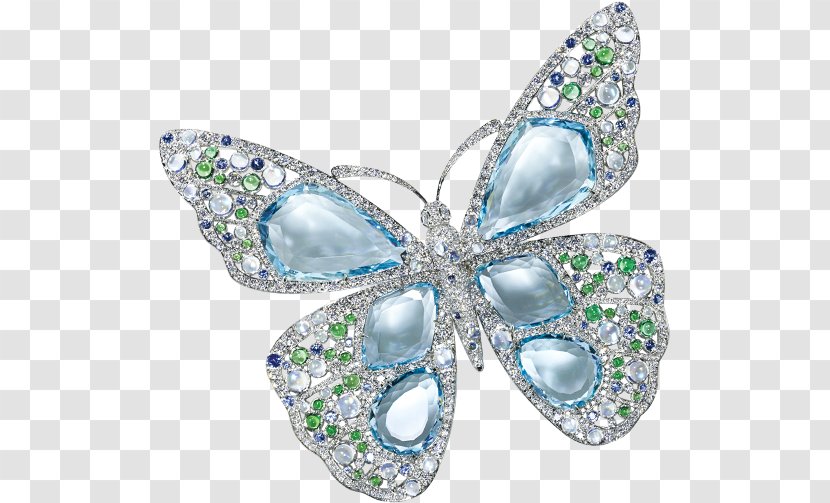 Brooch Butterfly Jewellery Diamond Gemstone - Bling Transparent PNG