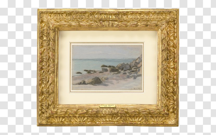 Painting Coast Of Normandy Artist Impressionism - Ms Rau Antiques Transparent PNG