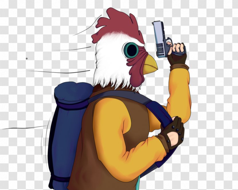 Flightless Bird Thumb Clip Art - Character - Hotline Miami Font Transparent PNG