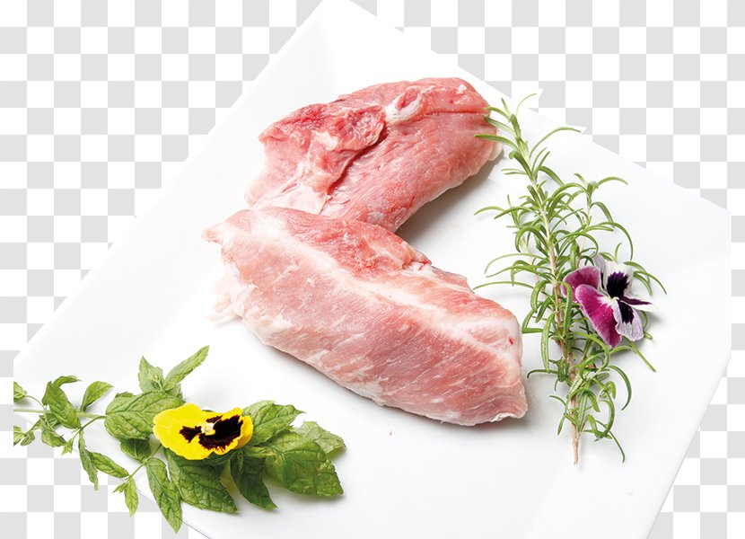 Black Iberian Pig Lamb And Mutton Prosciutto Pork Loin - Cartoon - Meat Transparent PNG
