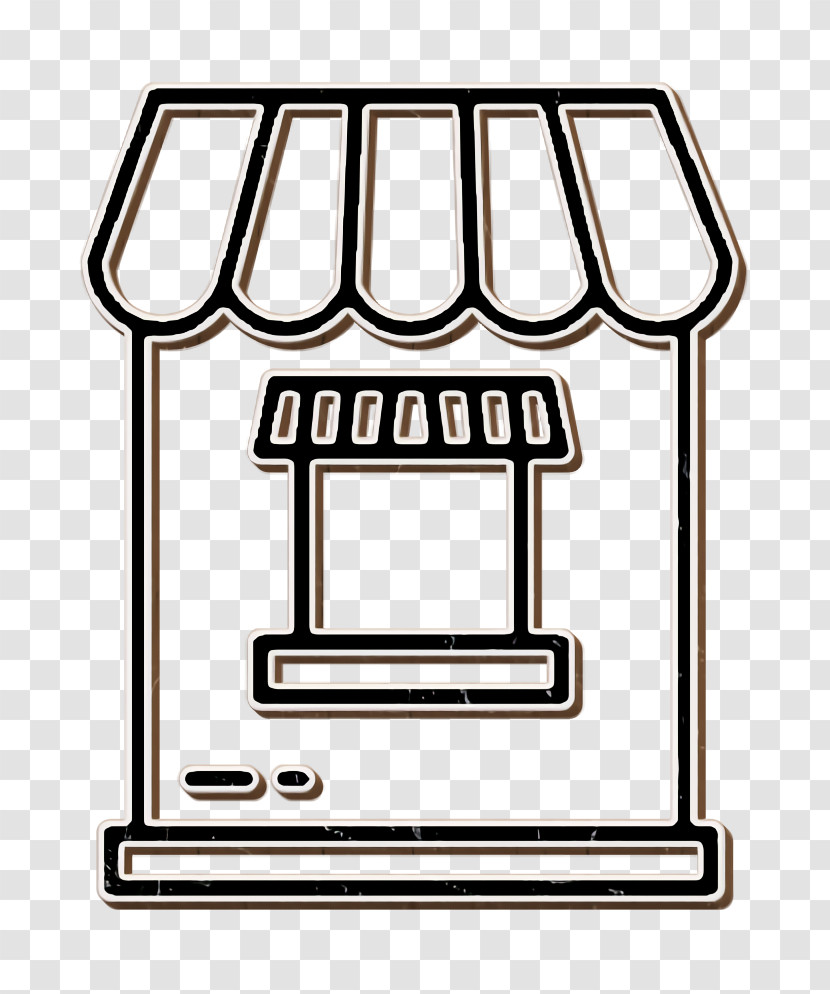 Food Stand Icon Stand Icon Street Food Icon Transparent PNG