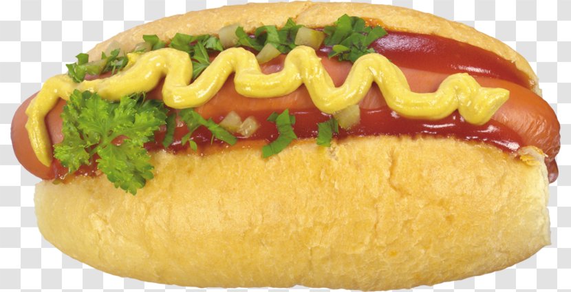 Hot Dog Hamburger Fast Food - Dish - Buns Transparent PNG