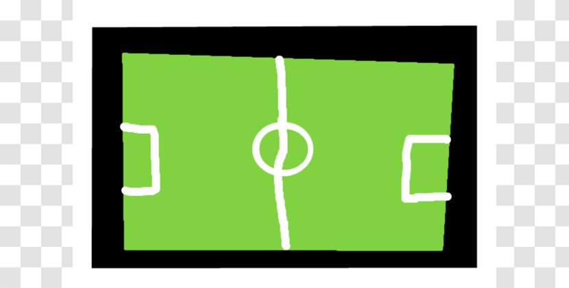 Football Pitch Player Clip Art - Signage - Soccer Field Clipart Transparent PNG
