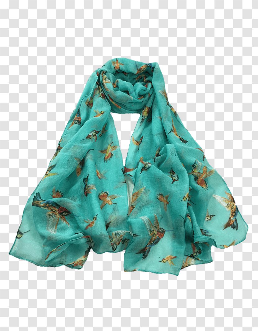 Scarf Turquoise - Aqua - Clothes Sale Transparent PNG