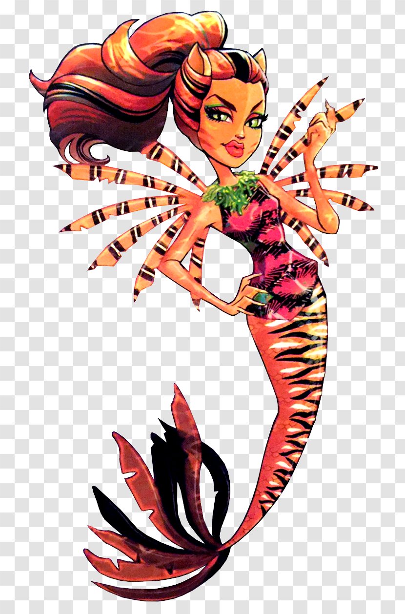 Monster High: Great Scarrier Reef Doll Frankie Stein Ever After High - Fictional Character Transparent PNG