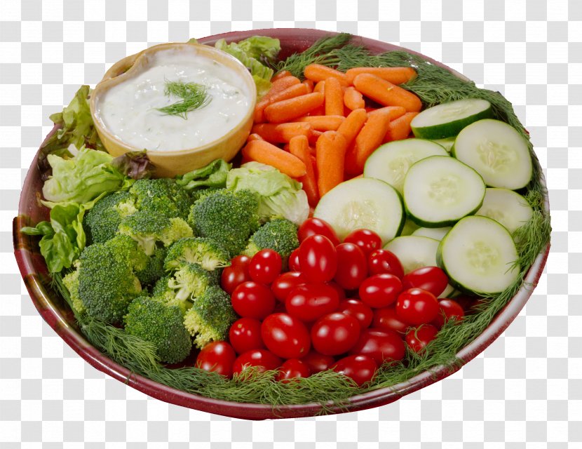 Food Vegetable Diet Eating Health - Garnish - Broccoli Platter Transparent PNG