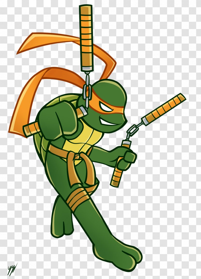 Michelangelo Puyo Tetris Pop Fever Art Style Transparent PNG