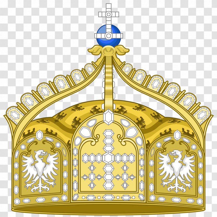 German Empire Imperial Crown Of The Holy Roman Monbijou Palace State Jewels Transparent Png - kaiser wilhelm ii of the german empire roblox