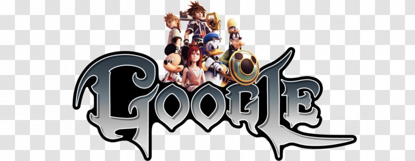 Google Logo Kingdom Hearts II Font - Text Transparent PNG