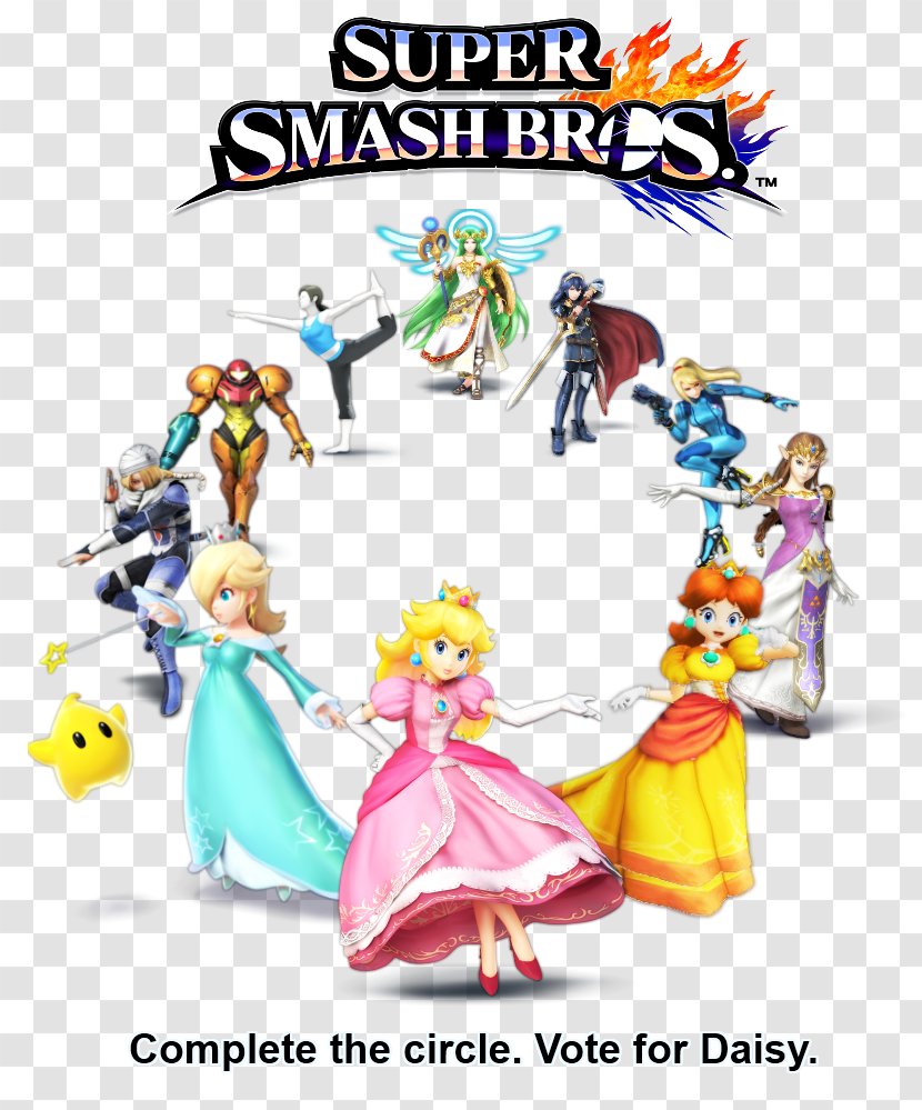 Princess Daisy Rosalina Super Smash Bros. Brawl Luigi Peach - Art Transparent PNG