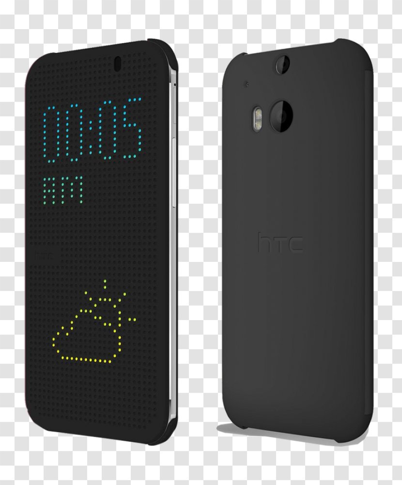 Smartphone Mobile Phone Accessories HTC Desire 626 Dot View Case Black One (M8) - Blue Transparent PNG
