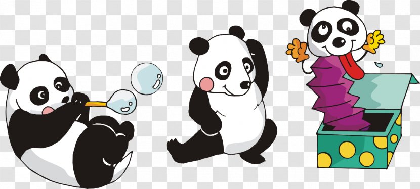 Giant Panda Wall Decal - Bear - Vectors Transparent PNG